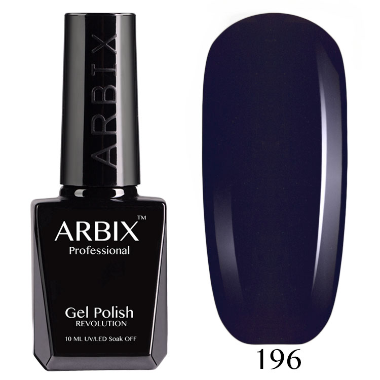 Гель-лак Arbix №196 Тёмный Оникс