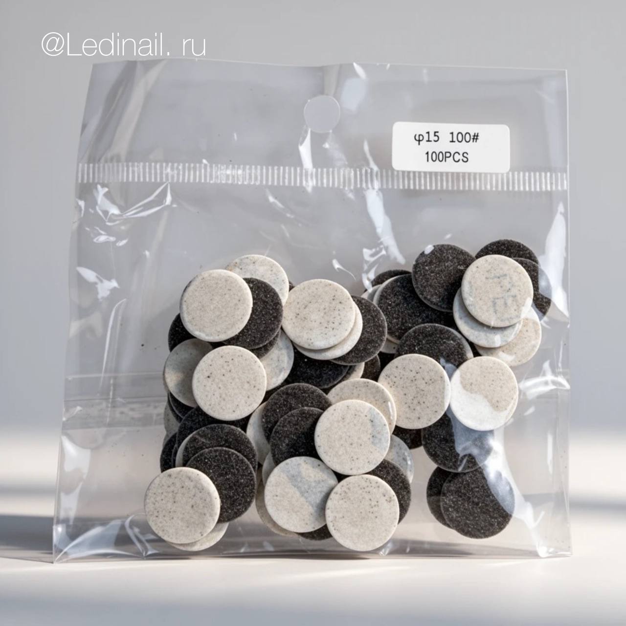 Сменные файлы Vinsall для педикюрного диска М, абразив 180 грит (50шт)