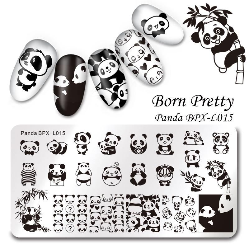Пластина для стемпинга Born Pretty Panda L015