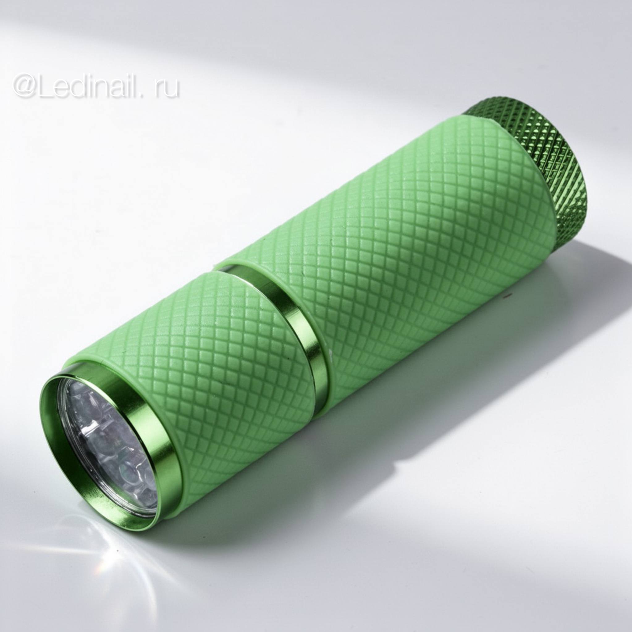 Фонарик для сушки гель лака зелёный
