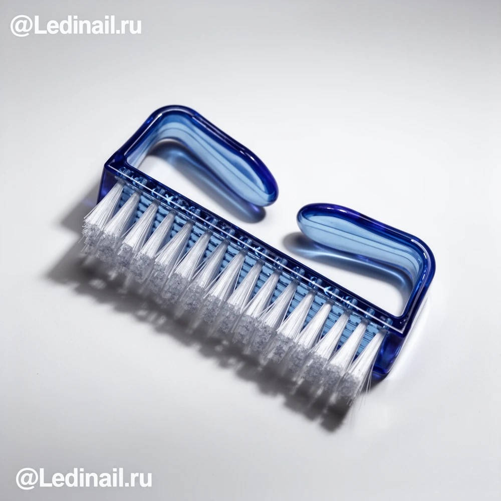 Щетка средняя синяя
