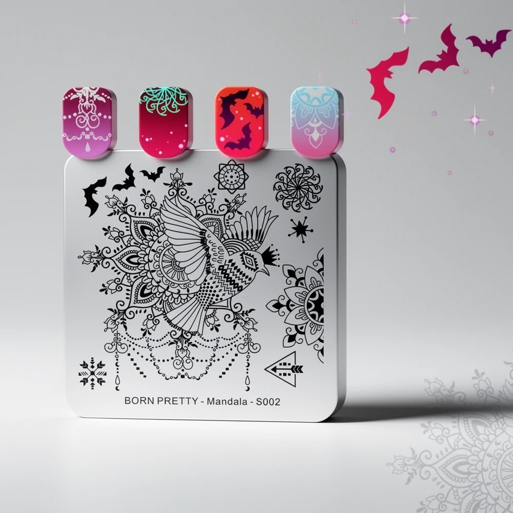 Пластина для стемпинга Born Pretty маленькая Mandala S002