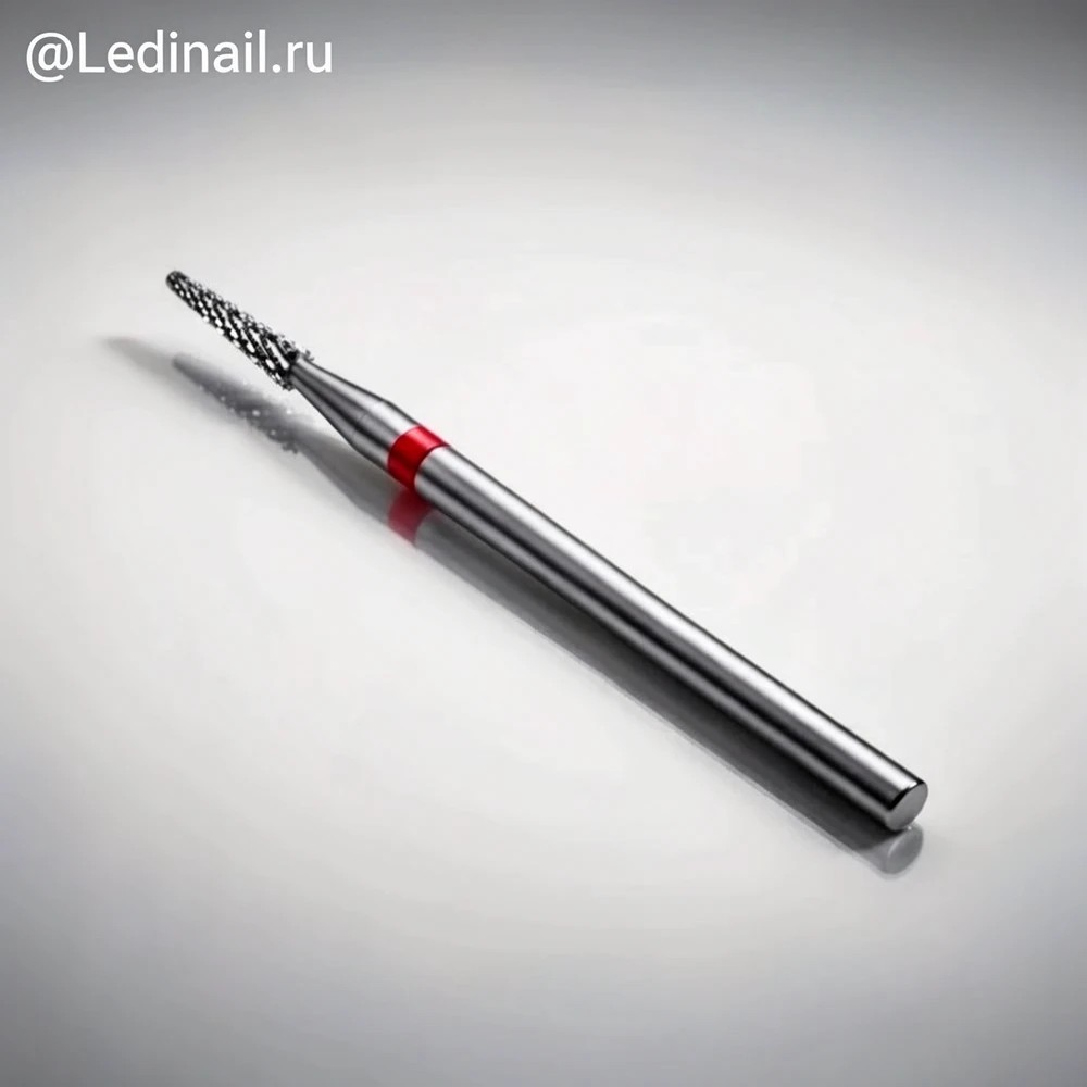 Фреза для маникюра 304 902 твердосплавная красная