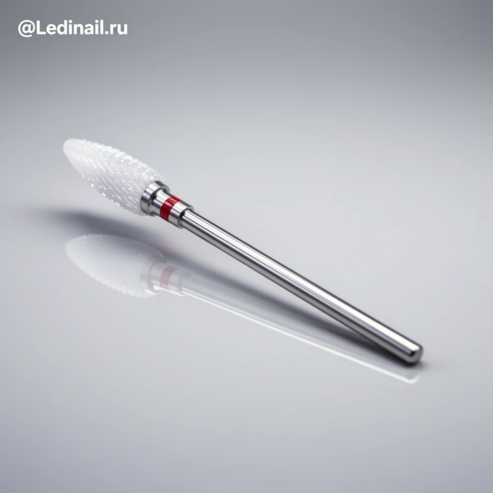 Фреза керамическая кукуруза (красная) для маникюра и педикюра