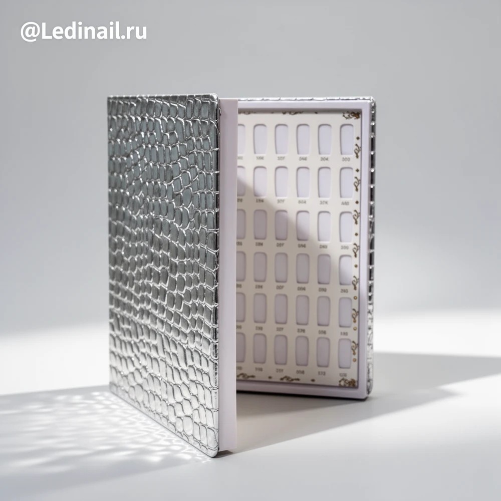 Палитра книга на 120 цветов серебро