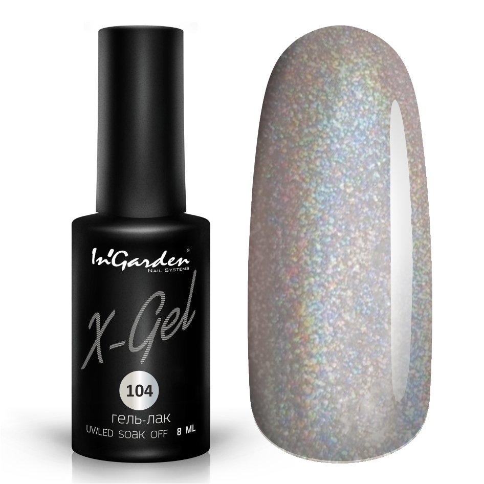 Гель лак In’Garden X-gel №104
