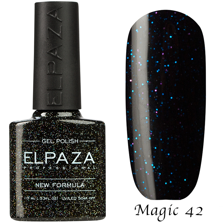Гель лак Elpaza Magic Glitter №42