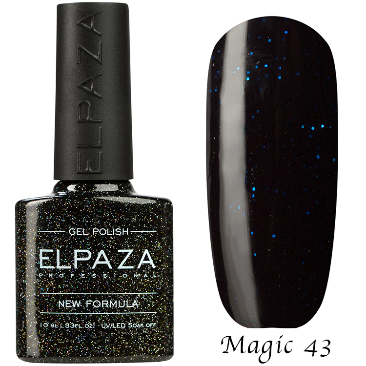 Гель лак Elpaza Magic Glitter №43