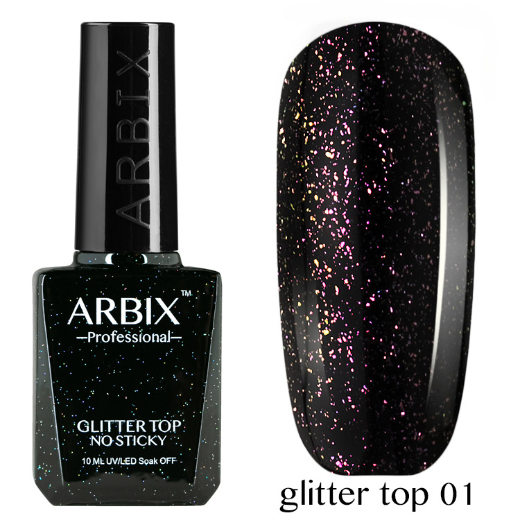 Топ без липкого слоя Arbix Glitter №1 