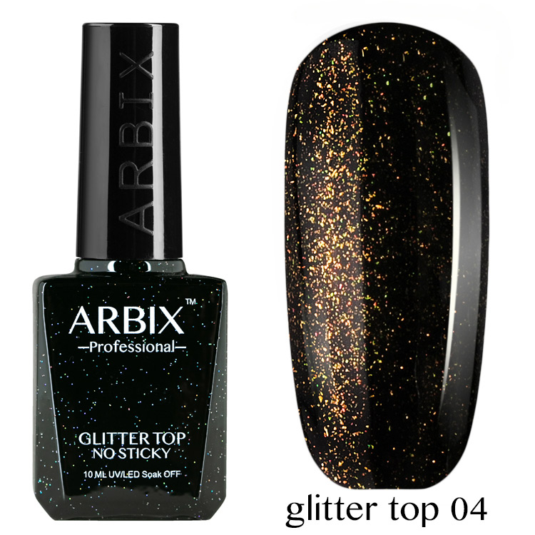 Топ без липкого слоя Arbix Glitter №4