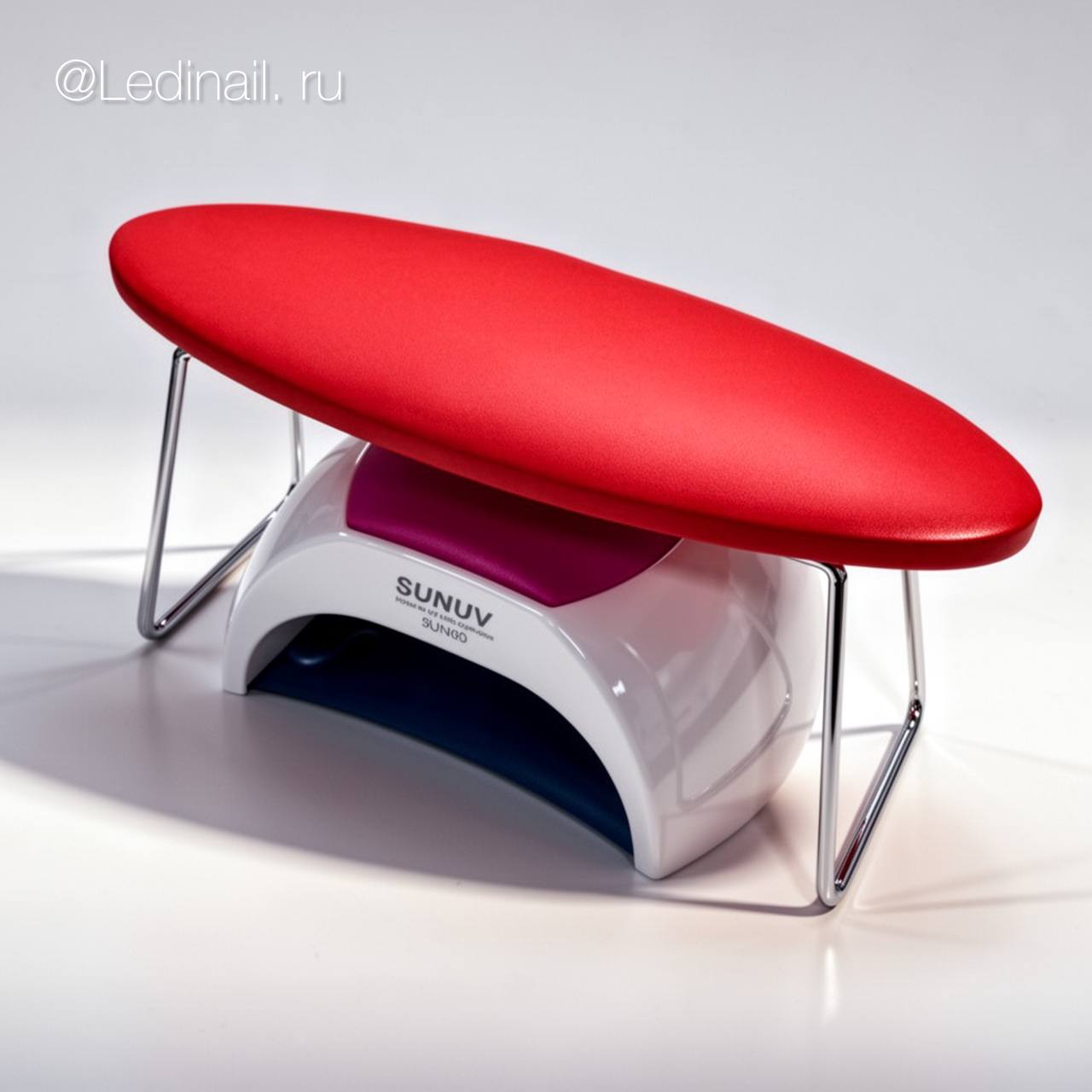 Подушка для рук высокая красная