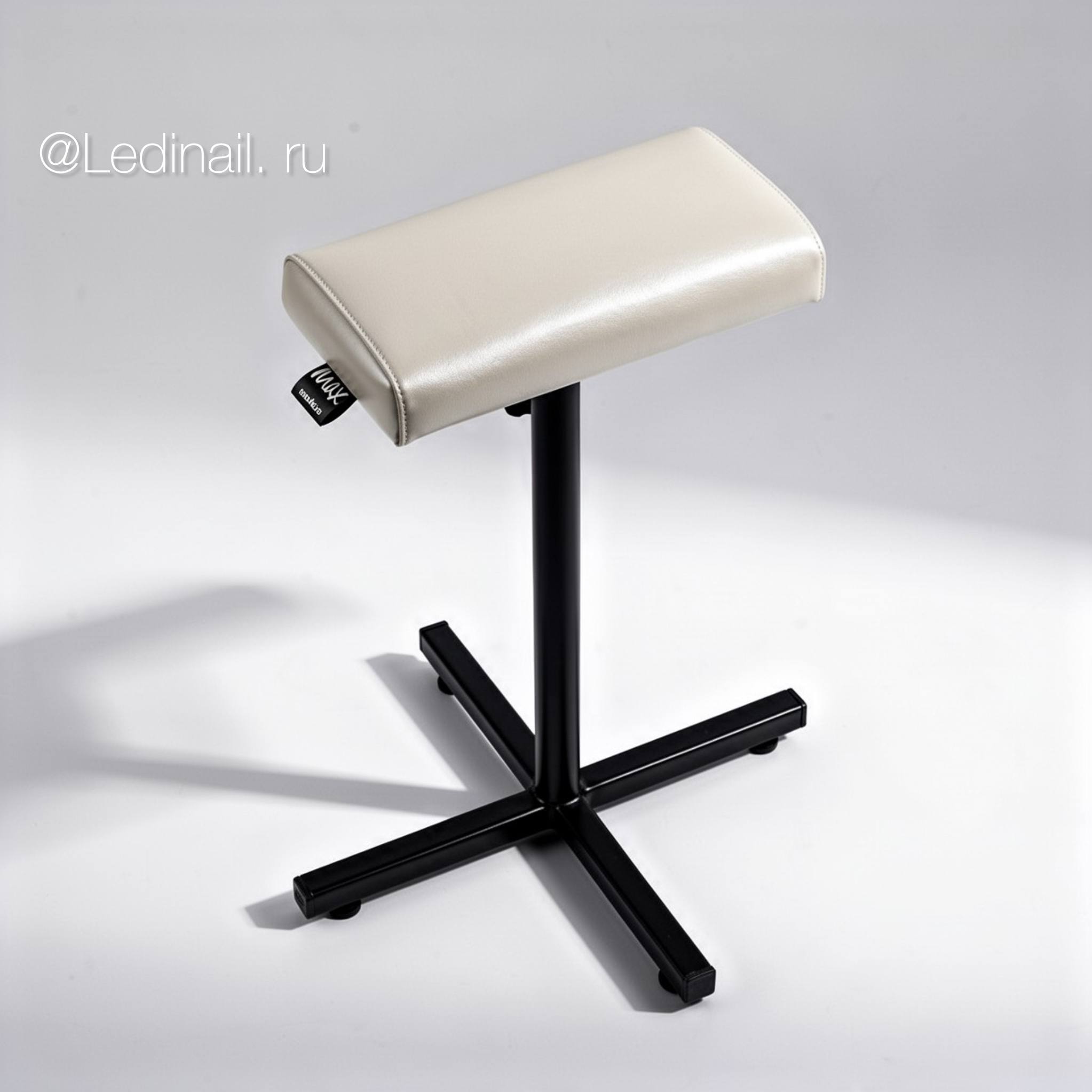 Подставка для педикюра Max с плоской подушкой белая