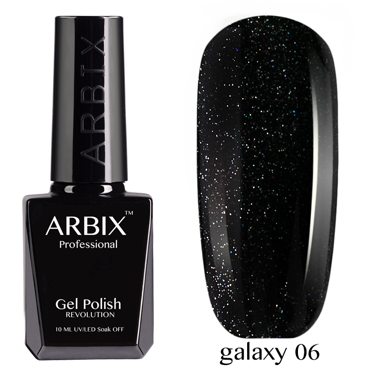 Гель лак Arbix Galaxy №6 Чёрная Дыра