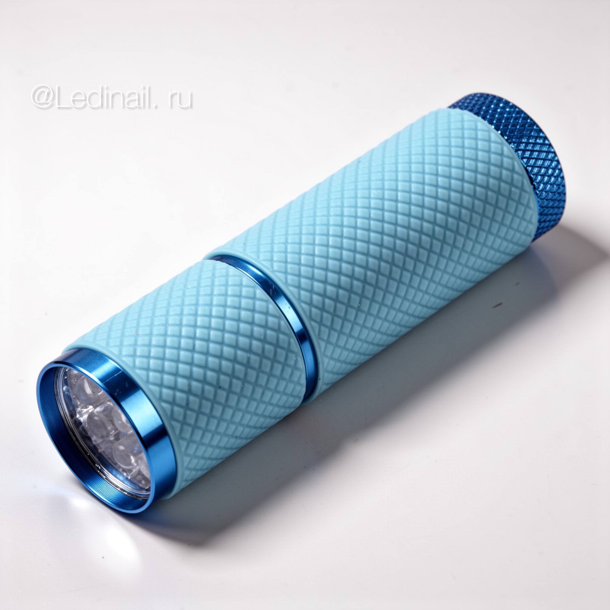 Фонарик для сушки гель лака голубой