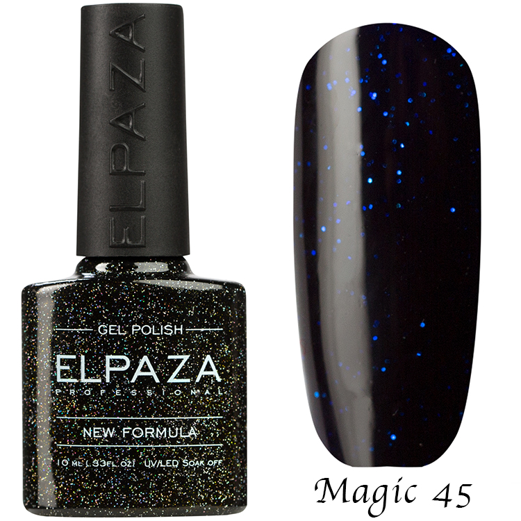 Гель лак Elpaza Magic Glitter №45