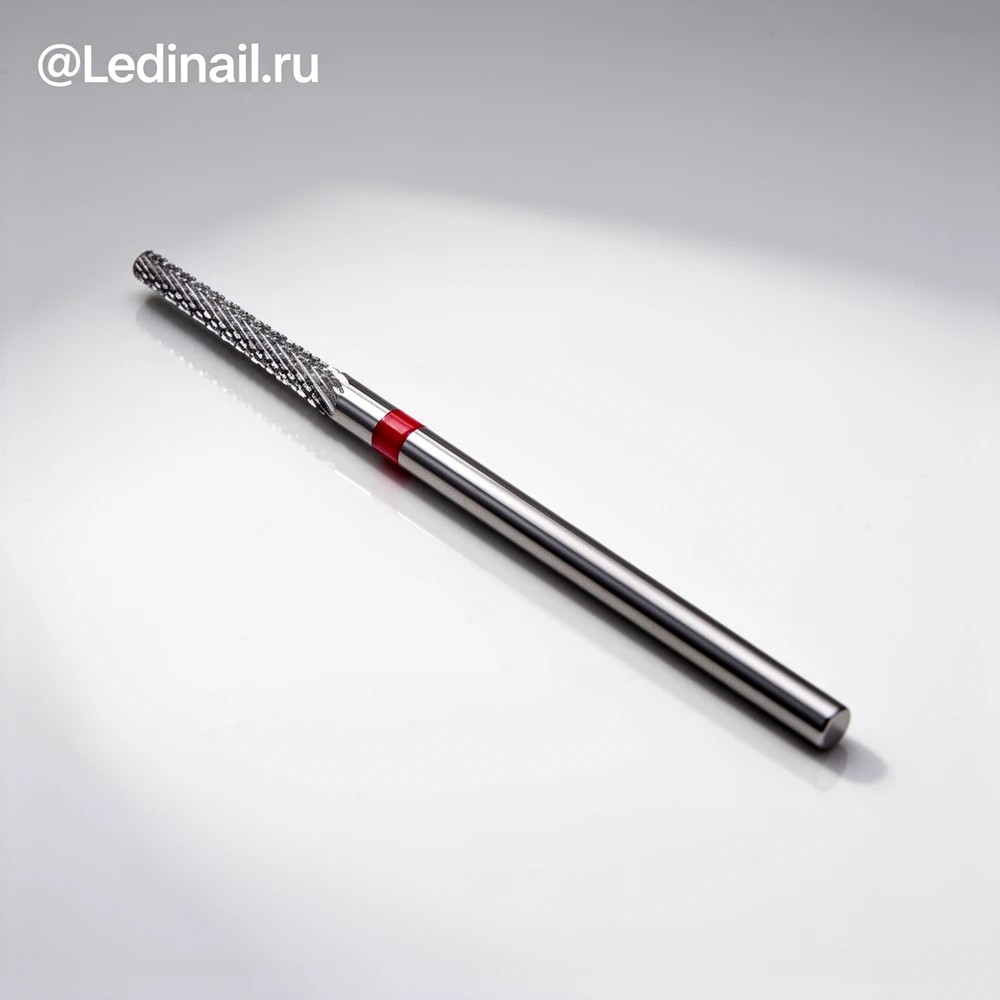 Твердосплавная Фреза для маникюра и снятия гель лака 302 202 красная