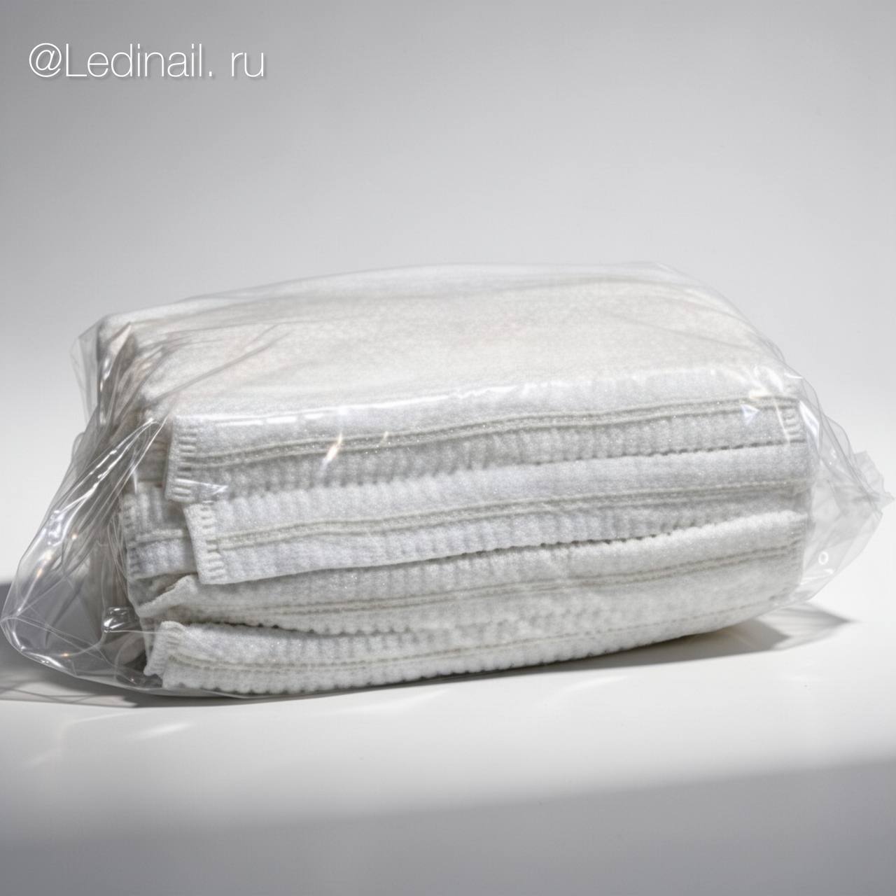 Шапочки шарлота белые 100 шт 