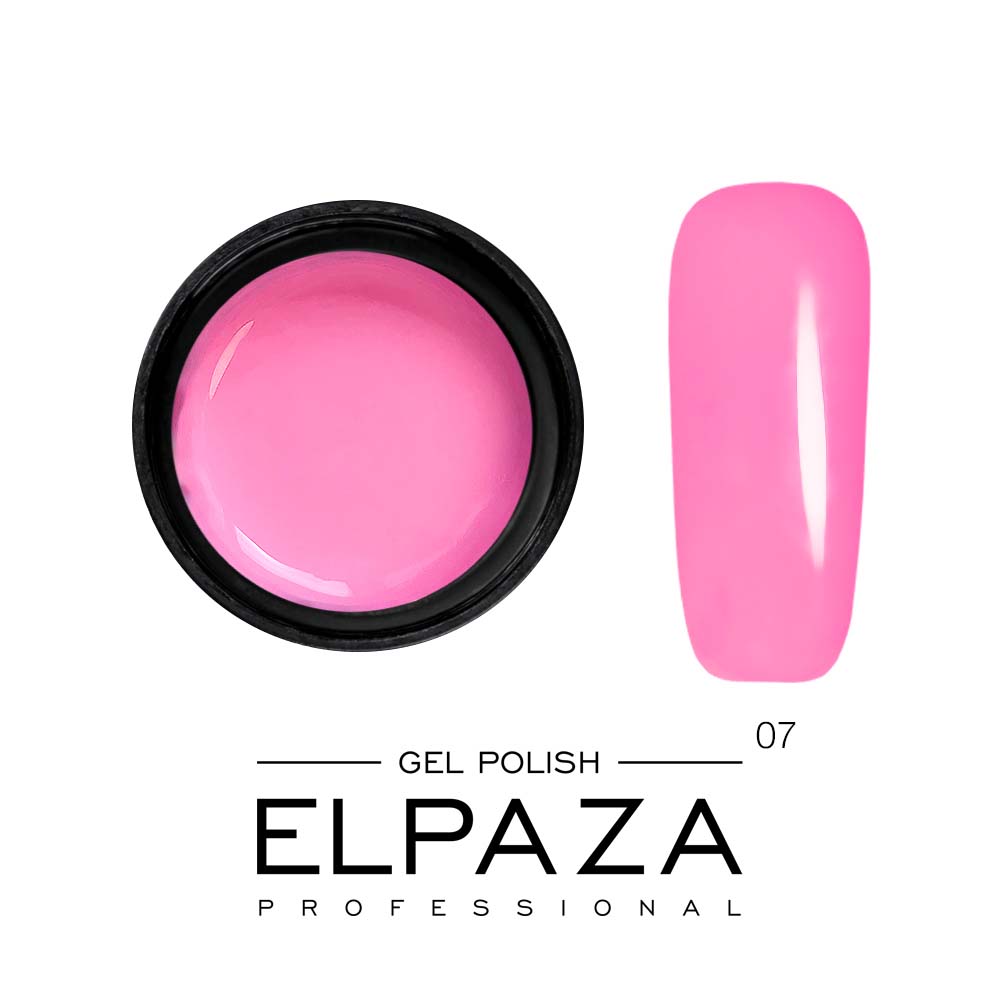 Гель краска Elpaza №07 Розовая
