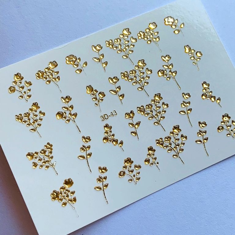 Слайдер дизайн хрустальный Gold 3D 43