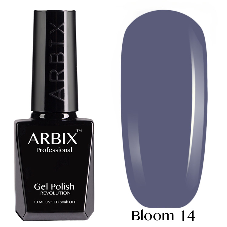 Гель лак Arbix Bloom №14 Тёмная сирень