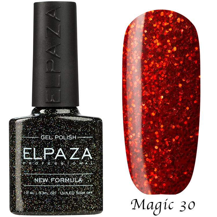 Гель лак Elpaza Magic Glitter №30