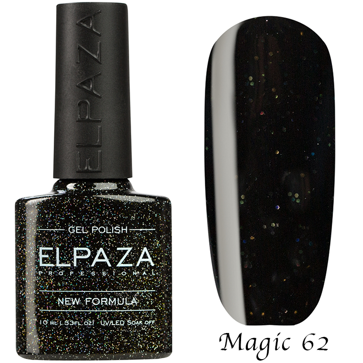 Гель лак Elpaza Magic Glitter №62