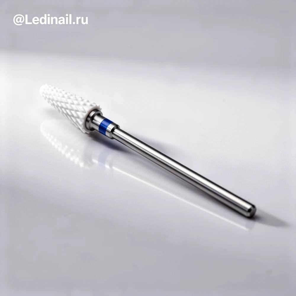 Фреза керамическая конус (Синяя)