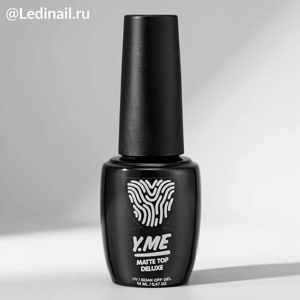 Топ матовый Y.me Top Matte Deluxe c липким слоем 14 мл