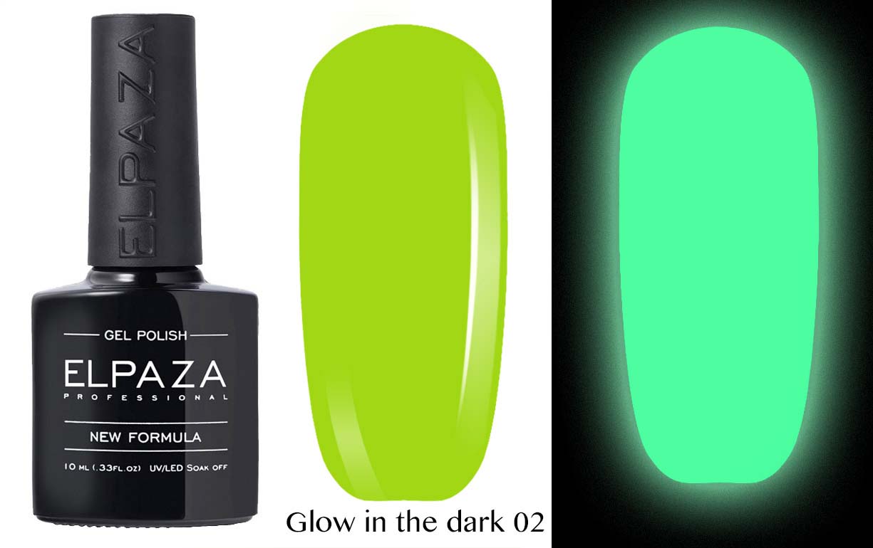 Гель лак Elpaza Glow №2 (Светятся в темноте)