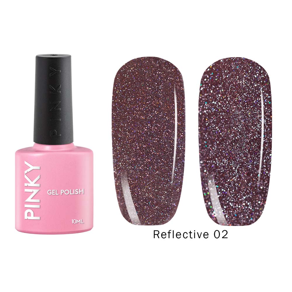 Гель лак Pinky Reflective светоотражающий №2