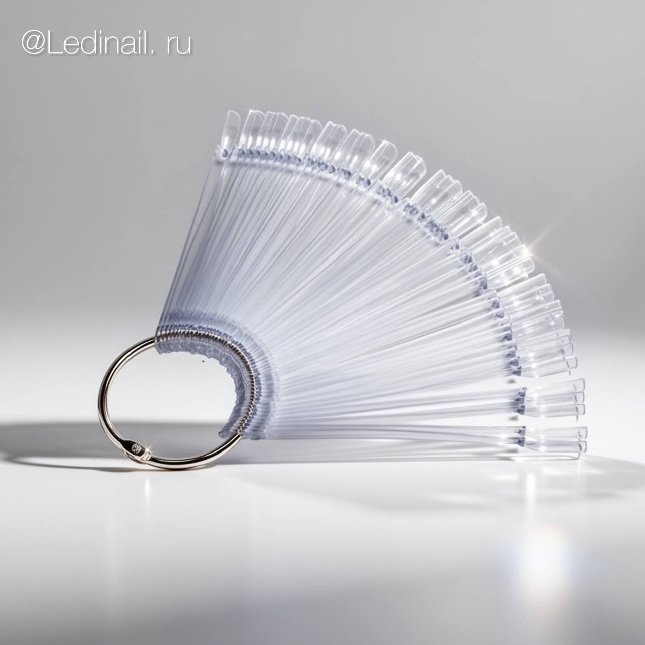 Палитра веер прозрачный 50 штук