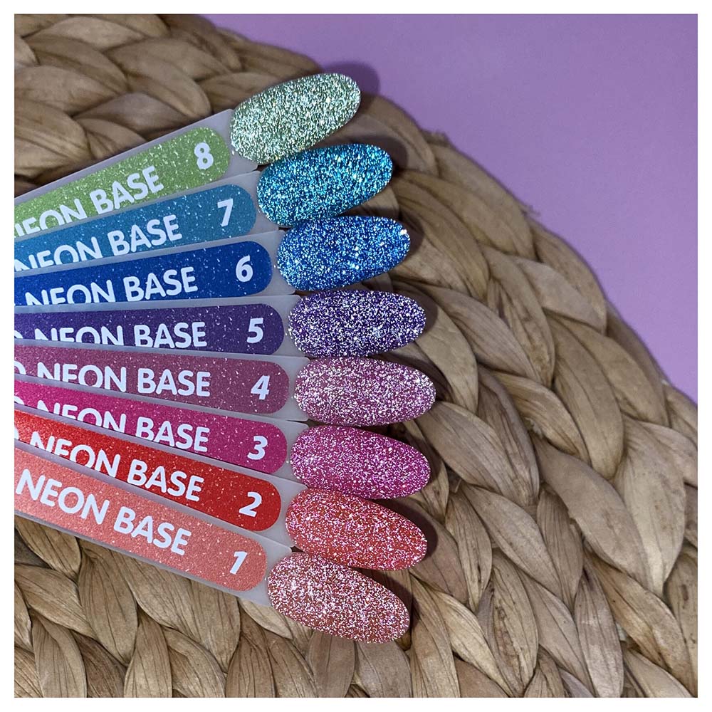 База каучуковая Y.me Neon Disco Base 08 (светоотражающая база) 14 мл